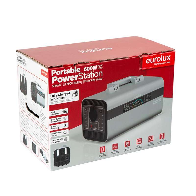 Eurolux Portable Power Station 600W
