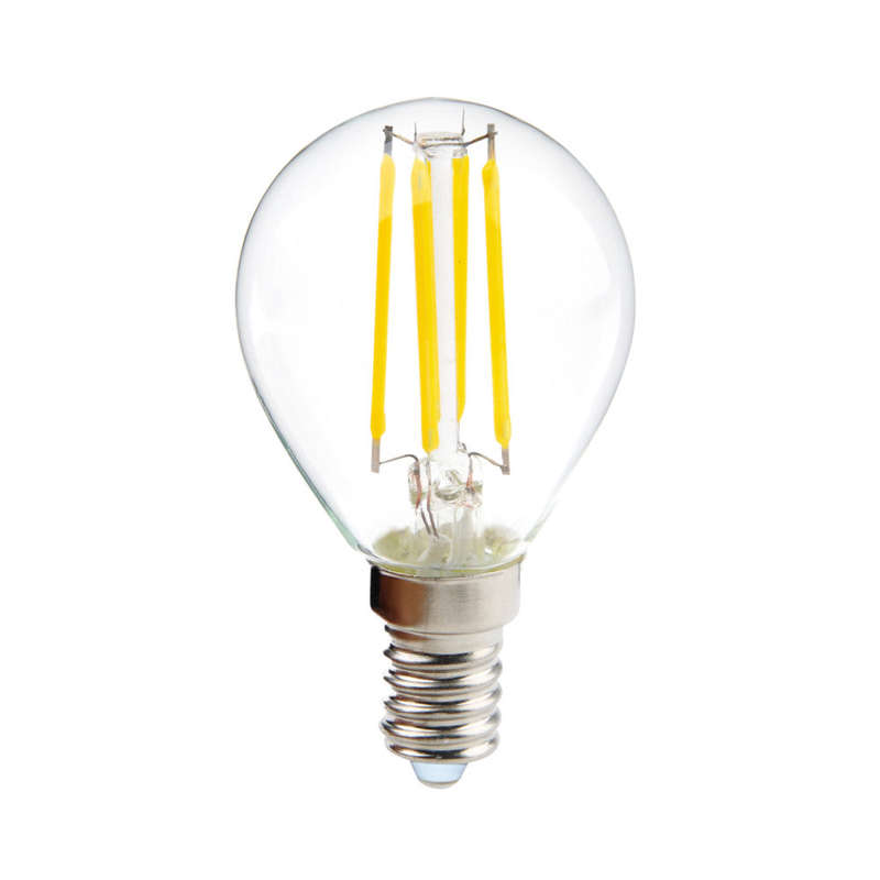 K. Light E14 G45 LED Filament Golf Ball Bulb 4W 360lm 2200K
