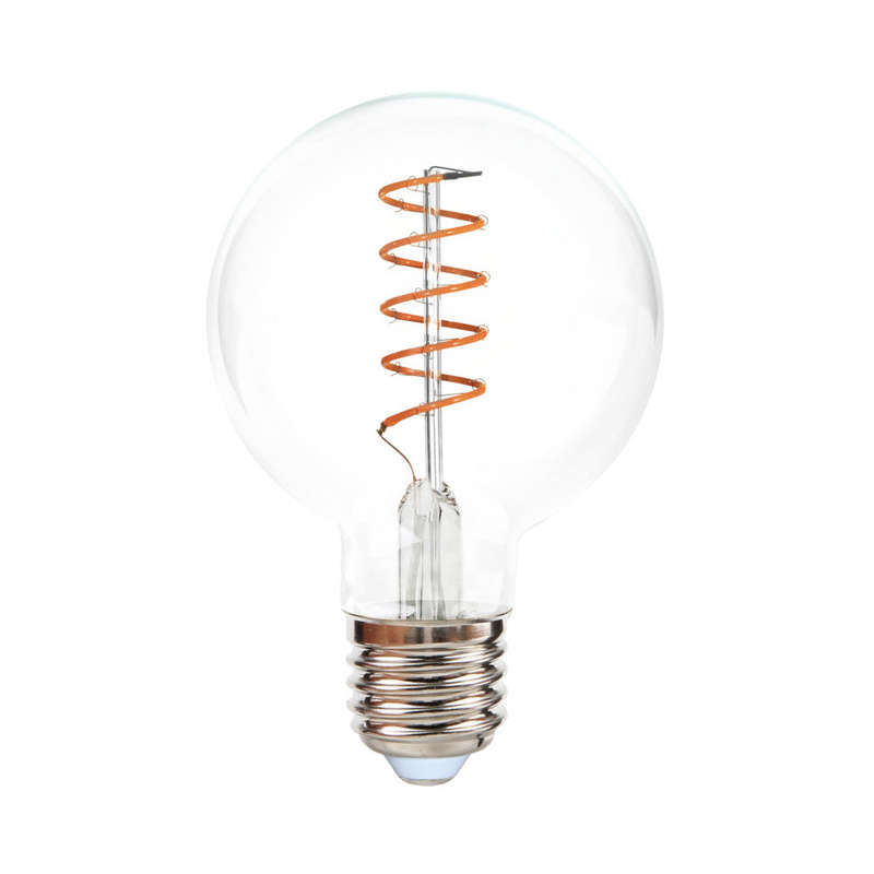 K. Light E27 G80 LED Spiral Filament Bulb 4W 2200K
