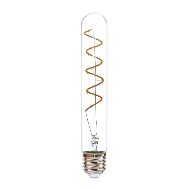 K. Light E27 T18 LED Filament Long Spiral Bulb 4W 2200K