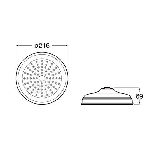 Roca Classical Shower Head
