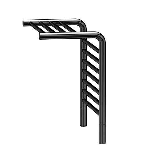 Jeeves Small Tangent M Shelved Heated Towel Rail