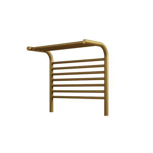 Jeeves Medium Tangent M Shelved Heated Towel Rail
