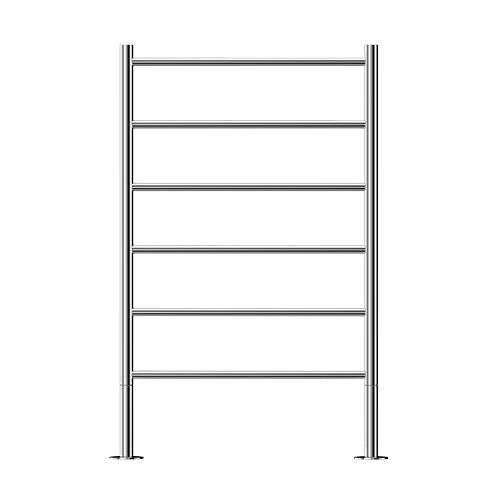Jeeves Medium Tangent X Freestanding Floor-Mounted Heated Towel Rail
