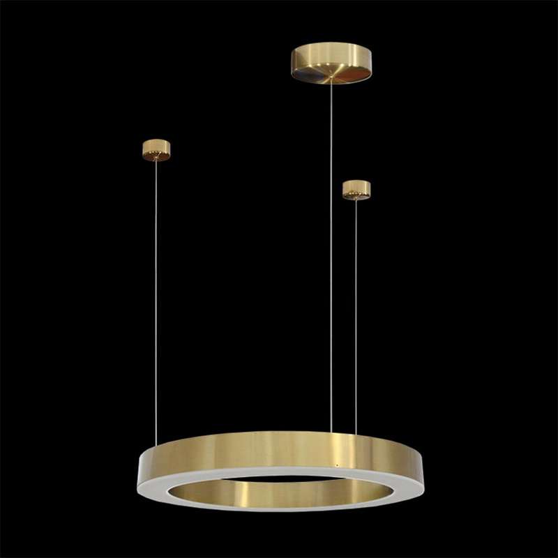 K. Light Halo Small Metallic Pendant 3000K - Gold