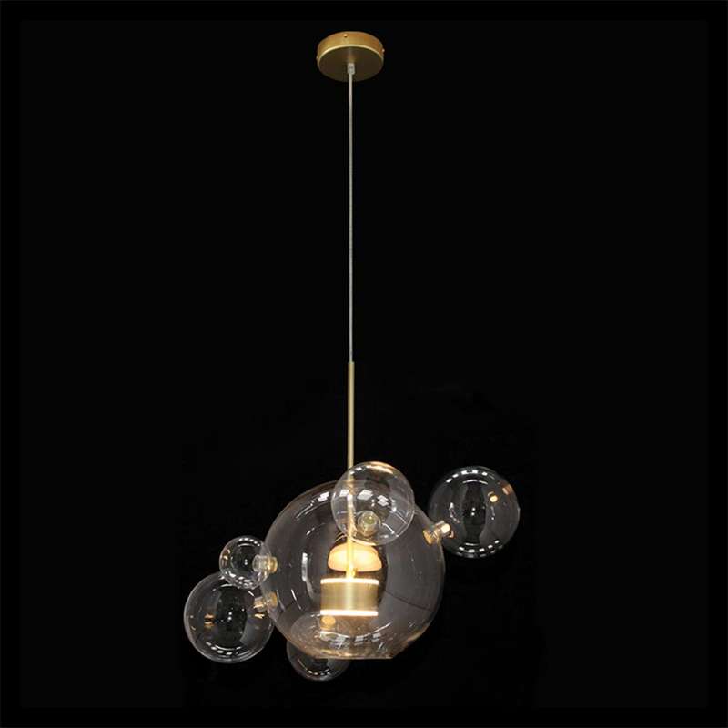 K. Light Sudsy 6 Light Pendant 3000K - Gold