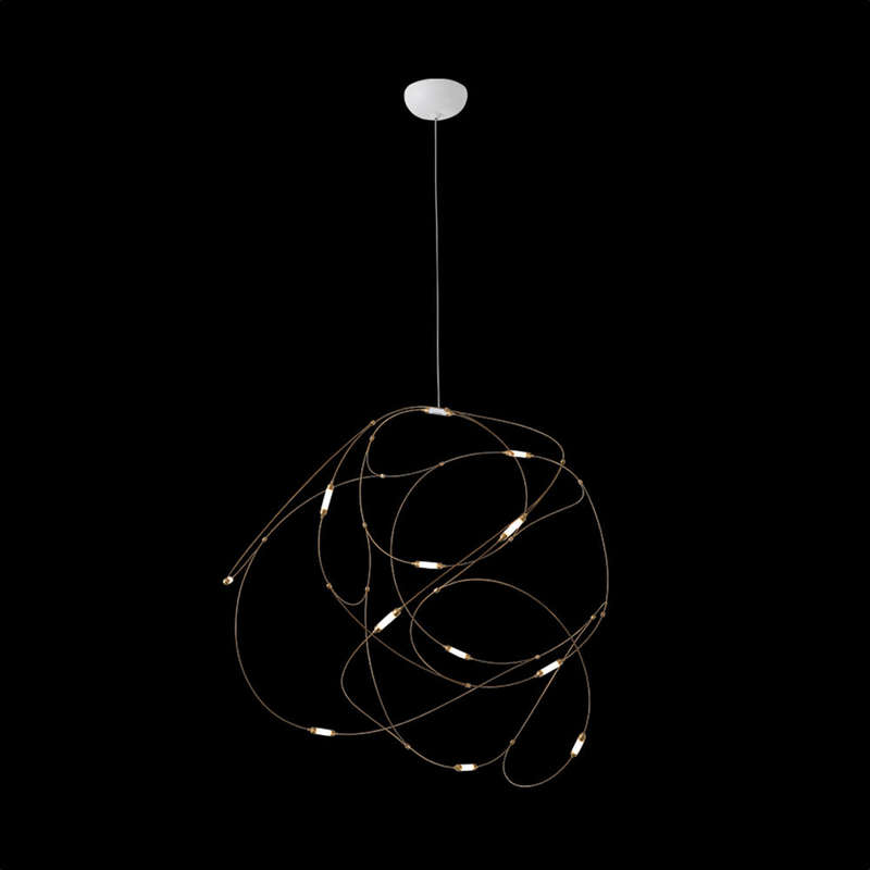 K. Light Firefly Pendant LED 5.5W 980lm 3000K - Brass