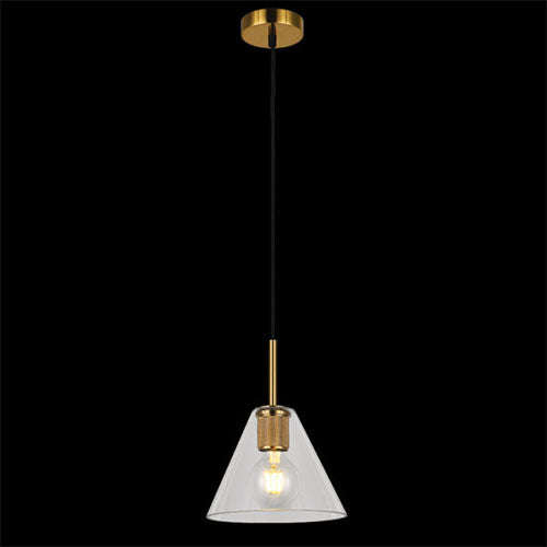 K. Light Cone Style Glass Pendant