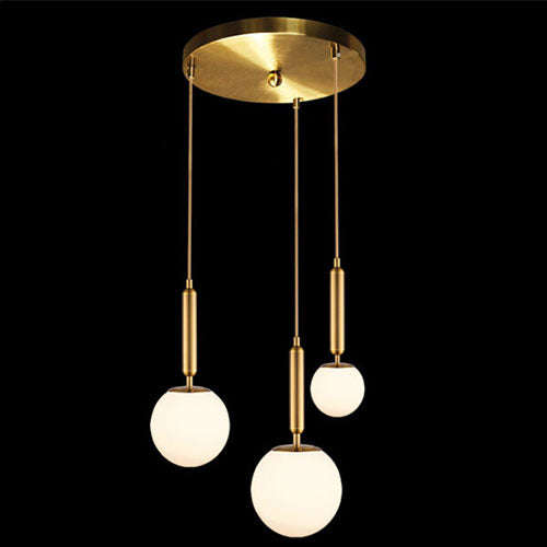 K. Light Fizz Pop 3 Light Cluster Pendant - Gold