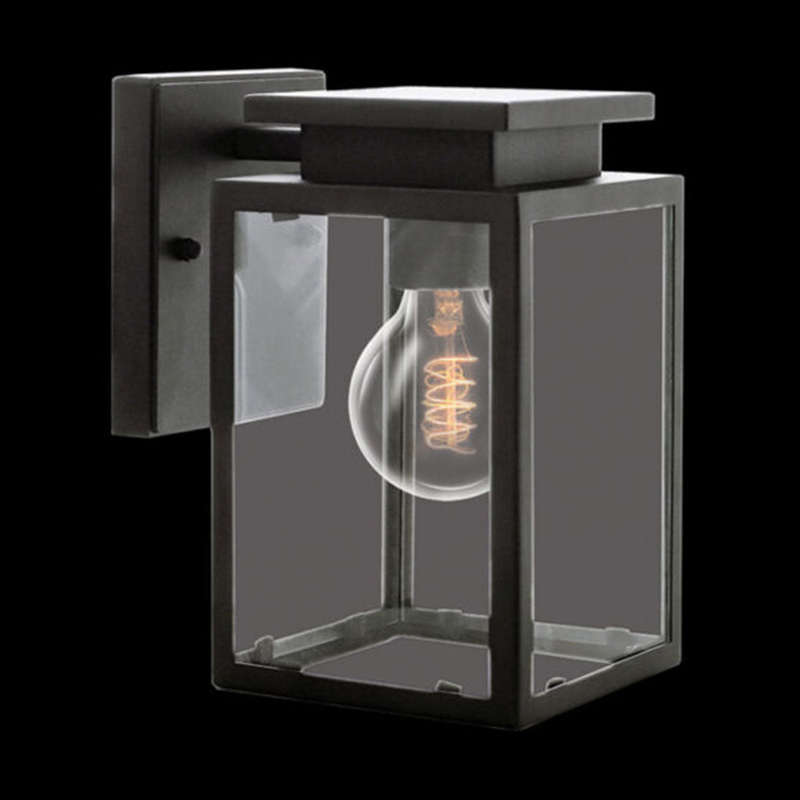 K. Light Chic Bracket Boxed Wall Light - Black