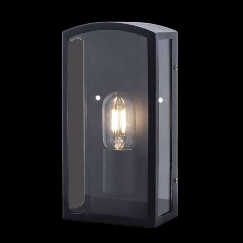 K. Light Chic Thin Flush Wall Light - Black