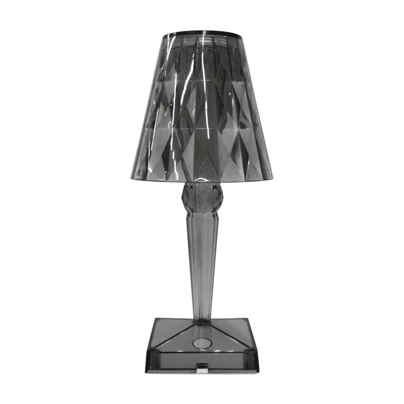 K. Light Acrylic Tri-Coloured LED Rechargeable Lamp