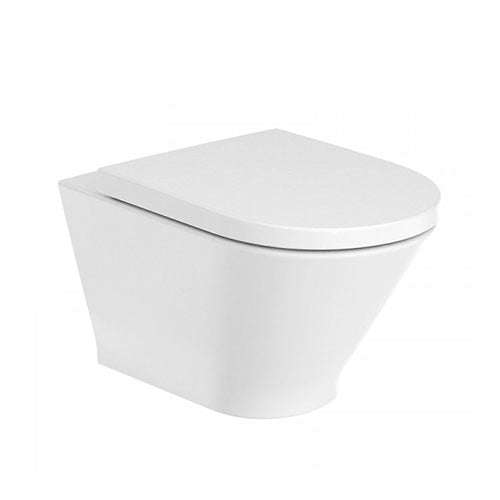Roca Gap Rimless Wall-Hung Toilet + Soft Close Seat