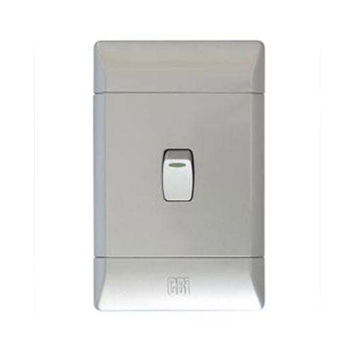 CBi PVC 1 Lever Light Switch 4 x 2