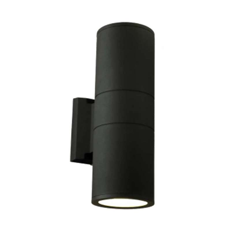 Bright Star Up and Down Facing Outdoor Wall Light - Black