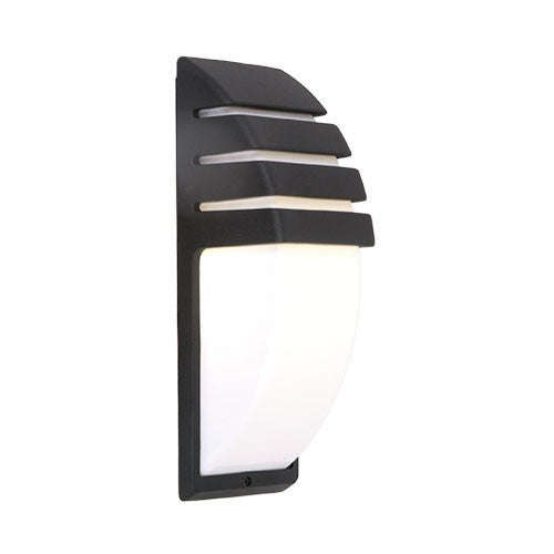 Bright Star Aluminium Half Lantern - Black