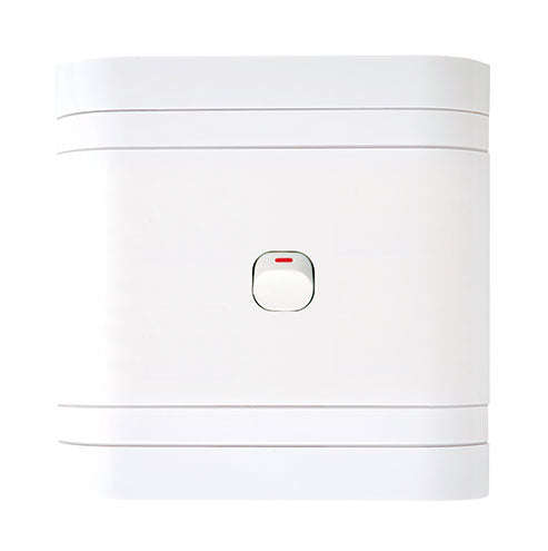 Lesco Cover Strip 1 Lever 1-Way Light Switch 4 x 4