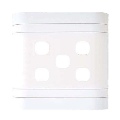 Lesco Cover Strip Cover Plate 5 Module 4 x 4