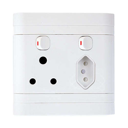 Lesco Cover Strip RSA Single Slimline Combo Socket 4 x 4