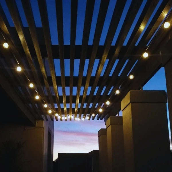Litehouse Solar LED Outdoor Classic Mini Bulb String Lights 7.5m