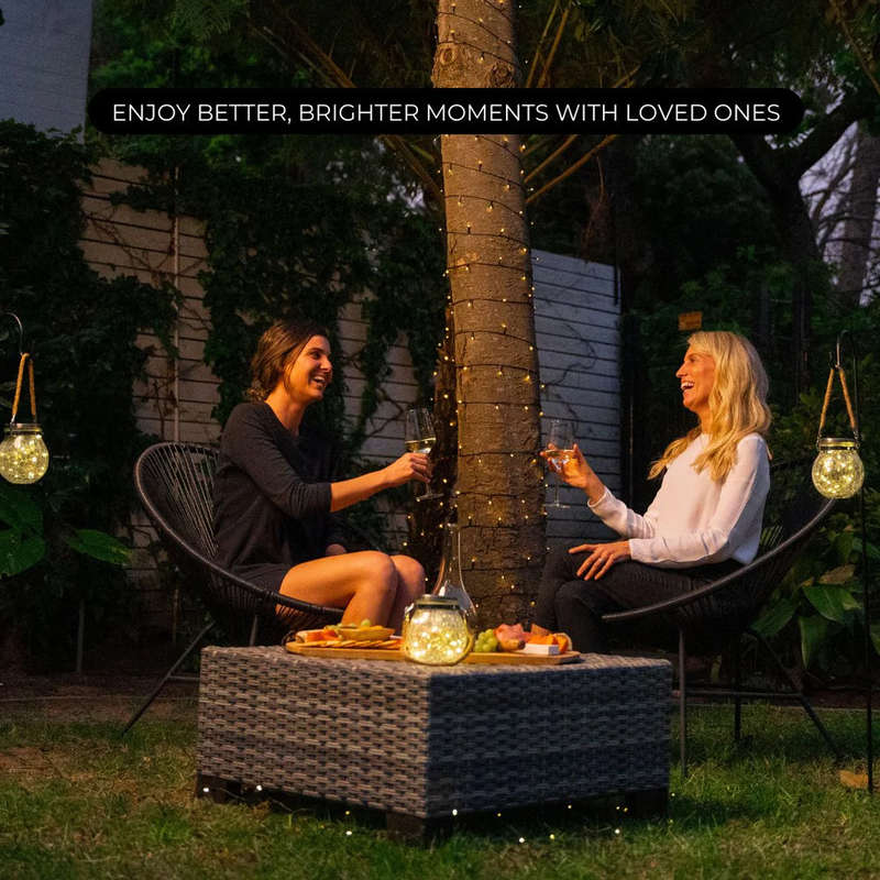 Litehouse Solar LED String Fairy Lights Warm White
