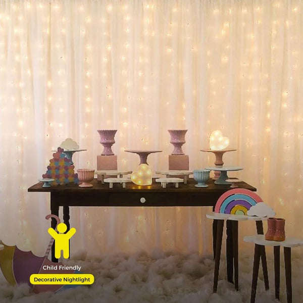 Litehouse Curtain LED Fairy Lights Warm White 2m