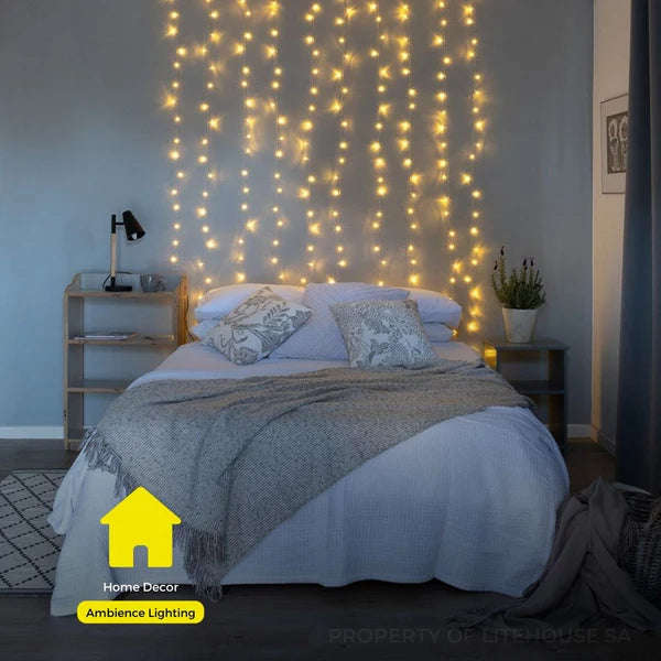 Litehouse Curtain LED Fairy Lights Warm White 2m