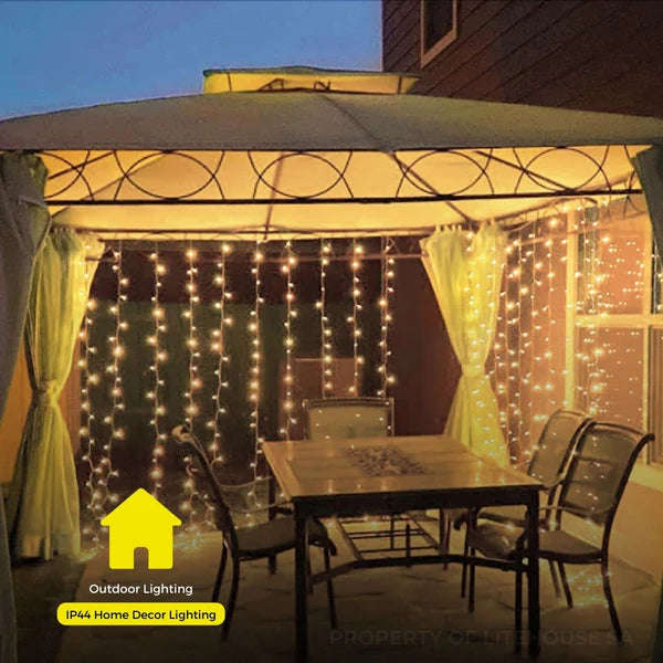 Litehouse Curtain LED Fairy Lights Warm White 2m