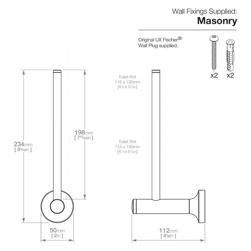 LIQUIDRed Felicity Spare Toilet Roll Holder