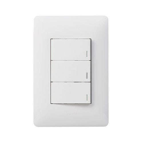 Legrand Ysalis 3 Lever 2-Way Light Switch 4 x 2