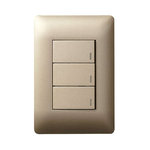 Legrand Ysalis 3 Lever 1-Way Light Switch 4 x 2