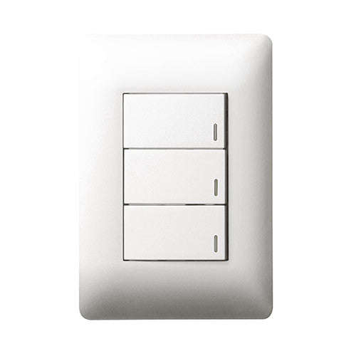 Legrand Ysalis 3 Lever 1-Way Light Switch 4 x 2