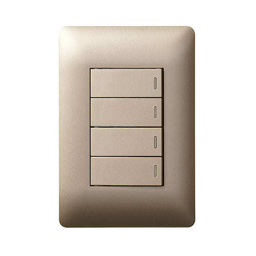 Legrand Ysalis 4 Lever 2-Way Light Switch 4 x 2