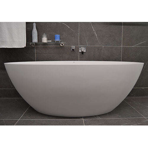 Crystallite Madison Free Standing Bath - White