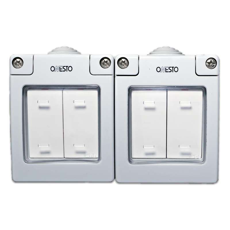 Onesto Matrix 4 Lever 1-Way Switch in Enclosure IP55