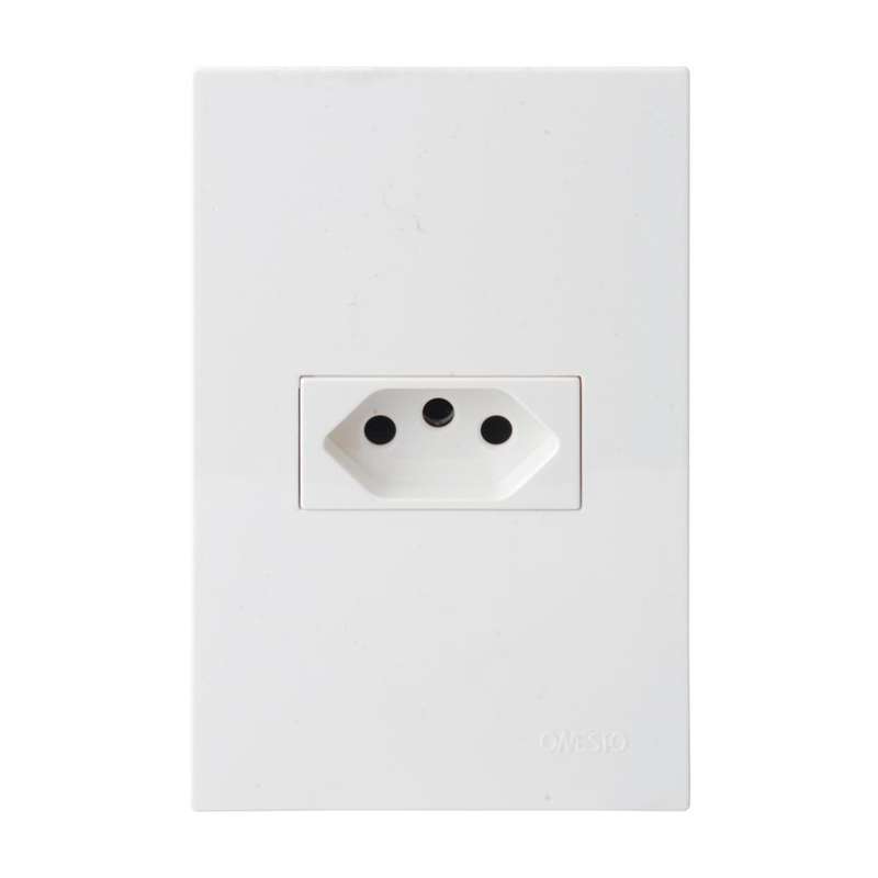 Onesto Matrix Unswitched Slimline Wall Socket 2 x 4