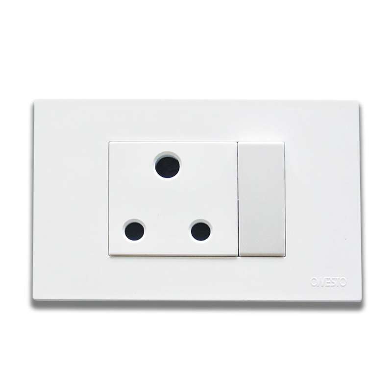 Onesto Matrix Wall Socket Horizontal RSA 2 x 4