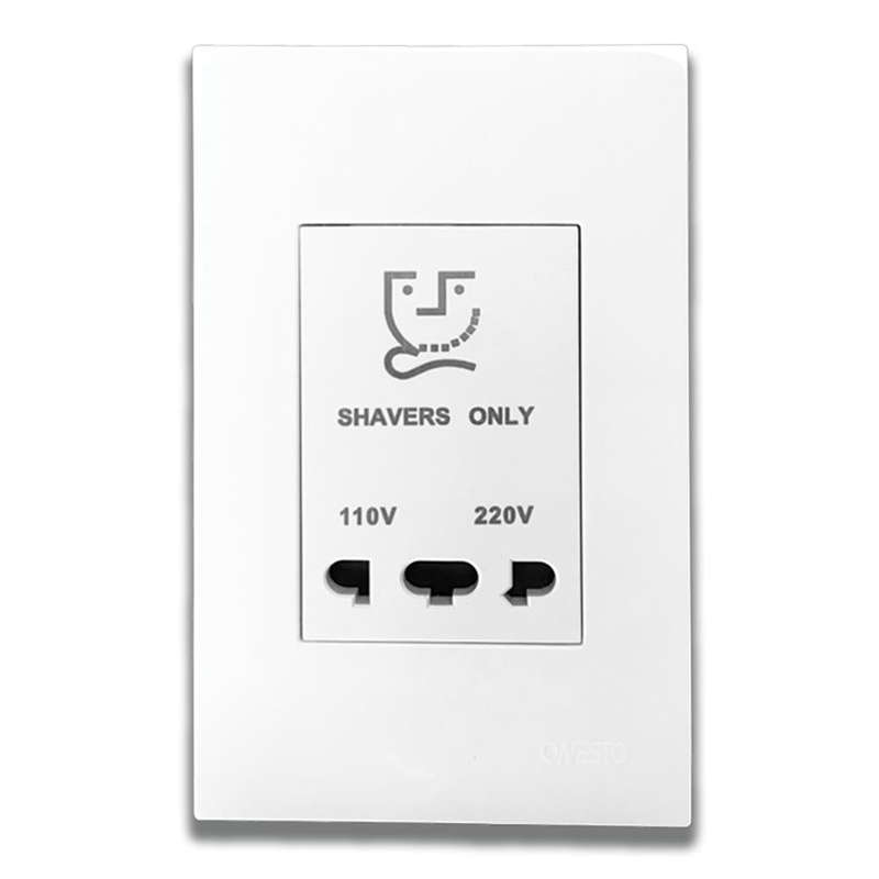 Onesto Matrix Shaver Socket 2 x 4