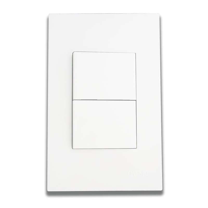 Onesto Matrix Medium 2 Lever 1-Way Light Switch 4 x 2