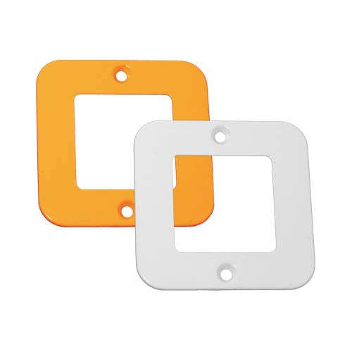 VETi Metal Glad Cover Plate Double Module 3 x 3