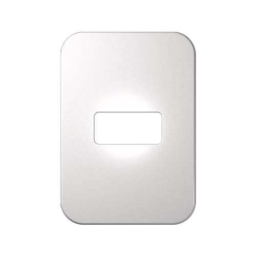 VETi 1 1 Horizontal Module Cover Plate 4 x 2 - White Trim
