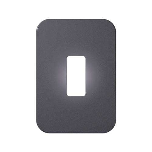 VETi 1 1 Vertical Module Cover Plate 4 x 2 - White Trim