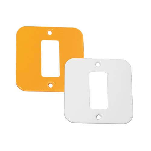VETi Metal Glad Cover Plate Single Vertical Module 3 x 3