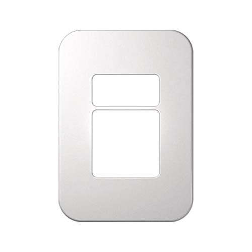 VETi 1 1 Horizontal & Wide Module Cover Plate 4 x 2 - White Trim