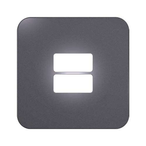 VETi 1 2 Horizontal Module Cover Plate 4 x 4 - White Trim