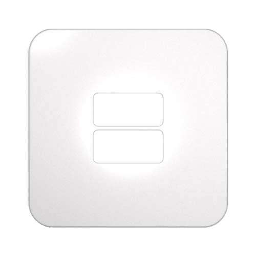 VETi 1 2 Horizontal Module Cover Plate 4 x 4 - White Trim