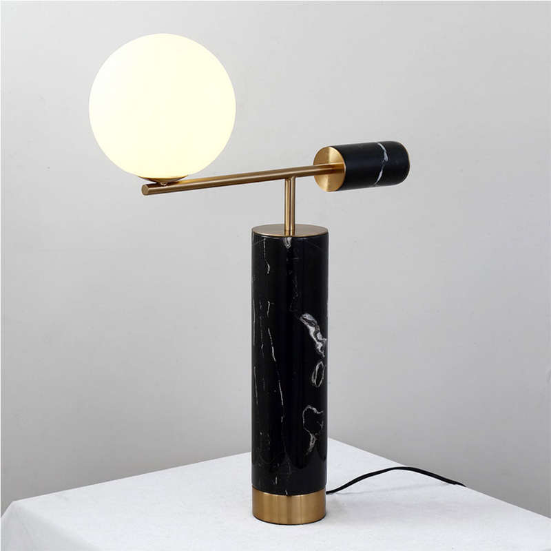 DARK Marble Table Light