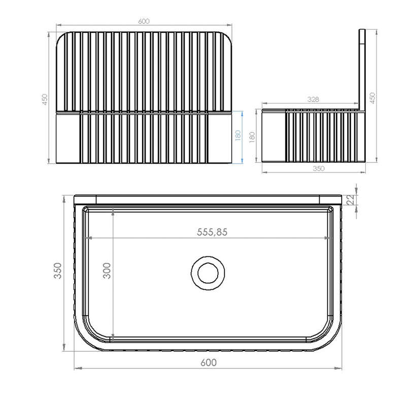 Murus Wall-Hung Basin