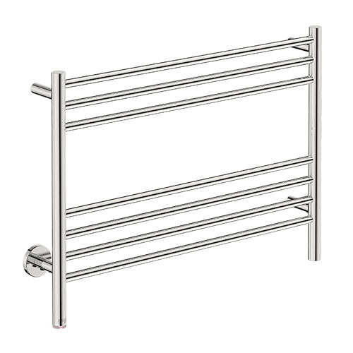 Bathroom Butler Natural 7 Bar Straight PTS Heated Towel Rail 800mm
