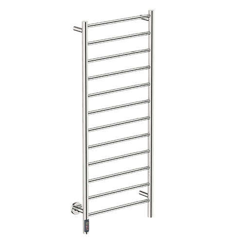Bathroom Butler Natural 12 Bar Straight TDC Heated Towel Rail 500mm